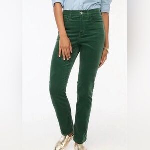J. Crew Green Corduroy Pants